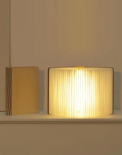 Miniatura 10 de Lámpara de madera para libros de 4.7 pulgadas, regalos para amantes de los libros, regalos de agradecimiento para profesores para mujeres, luz