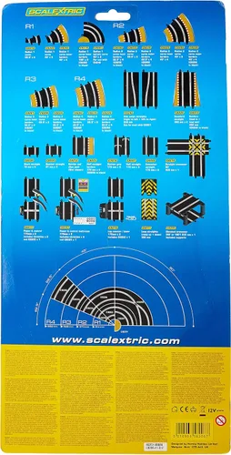 Miniatura 2 de Scalextric Radio de pista C8206 - Curva de 45 grados
