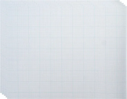 Miniatura 7 de Pacific Arc Hojas de vellum de dibujo, 10 hojas de papel de 8.5 x 11 pulgadas, cuadrícula de vellum de 4 x 4