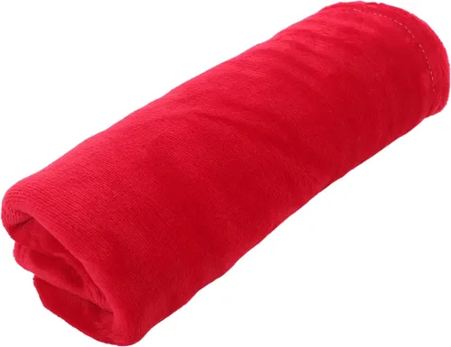 LIFKOME Sábanas de invierno de franela de forro polar, manta de Woobie, manta cálida, sábanas de franela de regalo, manta roja gruesa, sábanas de
