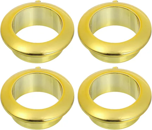 Miniatura 8 de uxcell 4 ojales de nailon de 0.98 pulgadas (0.984 in), cubierta de agujero para cable de plástico, organizador de cables para gabinete de escritorio
