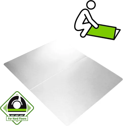 Miniatura 9 de Marvelux Tapete antideslizante para silla para suelos duros, 45 x 53 pulgadas, protector de suelo de madera dura de oficina blanco duradero