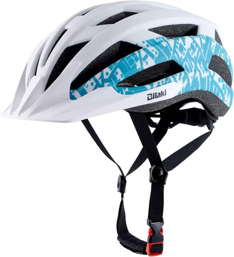 Miniatura 18 de Bilaki Casco de bicicleta para adultos, mujeres, hombres, jóvenes, niños, cascos ligeros de bicicleta de montaña con esfera ajustable y visera