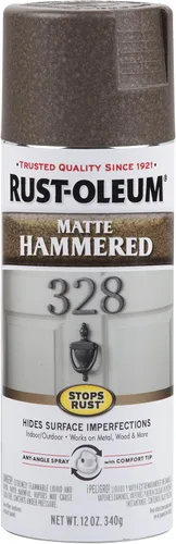Miniatura 39 de Rust-Oleum 210849 - Pintura en aerosol martillada para prevención del óxido, 12 onzas, cobre