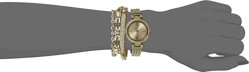 Miniatura 4 de Anne Klein Women's Premium Crystal Accented Watch and Bracelet Set, AK3584