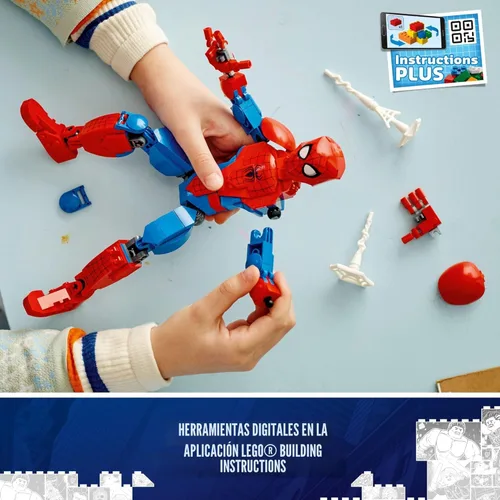 Miniatura 5 de LEGO Marvel Spider-Man - Juguete de construcción, figura de acción totalmente articulada, set de película de superhéroes con elementos de telaraña