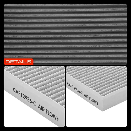 Miniatura 8 de A-Premium Filtro de aire de cabina con carbón activado compatible con Hyundai Palisade 2020 2021 2022 2023 - V6 3.8L - Reemplazar # 97133-S8000