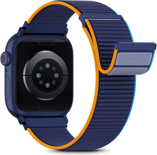 Miniatura 18 de Nylon Loop Sport Band Compatible with Apple Watch Bands 38mm 40mm 41mm 42mm for Women Men, iWatch Wrist Straps for Se, Series 11 10 9 8 7