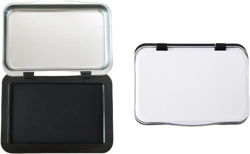 Miniatura 7 de 2 almohadillas de tinta para sello de fecha de huevo, 2.95 x 2.16 pulgadas, para huevos frescos (negro)