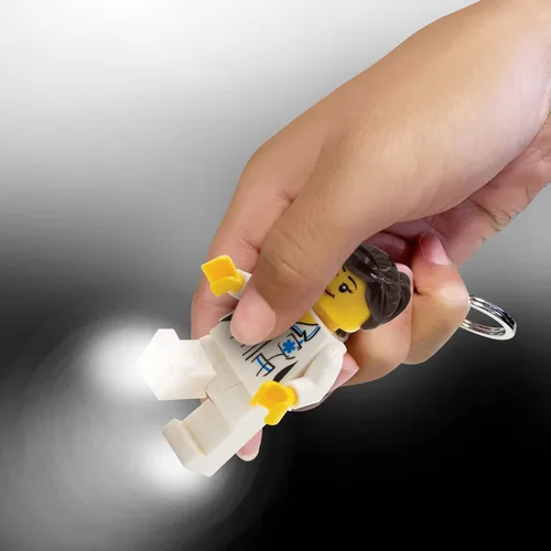 Miniatura 4 de LEGO City KE186H - Llavero con figura grande de 3 pulgadas de alto, colgante de bolsa con luz LED