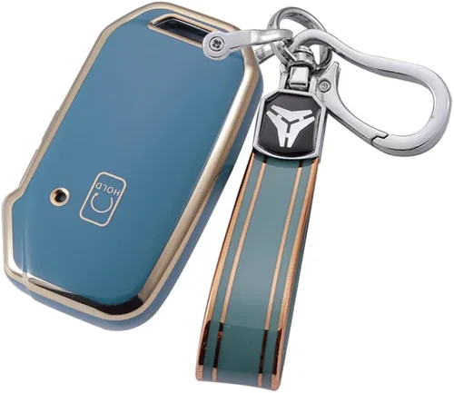 Miniatura 21 de ontto Llavero de 5 botones para llavero Kia Smart Remote con llavero para Sportage Stinger Cerato Ceed Forte TPU Key Bag Beige