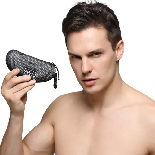 Miniatura 9 de Firesara - Gafas de natación, sin fugas, marco grande, vista amplia, piscina para mujeres y hombres Rosa encendido