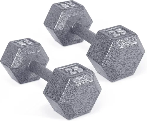Miniatura 38 de CAP Barbell Mancuerna hexagonal de hierro fundido Múltiples opciones