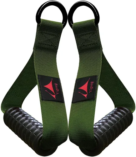 Miniatura 15 de Heavy Duty Gym Workout Handles Attachment for Cable Machine,Resistance Band,Pulley System Home Exercise Equipment, Comfortable and Stronger Grip