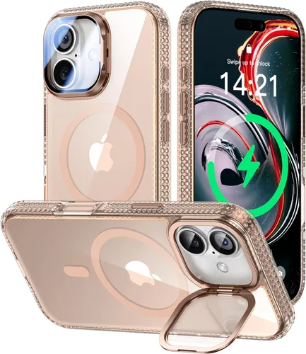 Miniatura 43 de VOFATA - Funda magnética para iPhone 17 Pro Max, cubierta para cámara con soporte, protección completa para la cámara, compatible con MagSafe