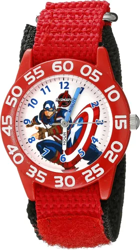 Accutime Kids Marvel Avengers Captain America Spiderman Guardians of The Galaxy Analog Quartz Superhero Time Teacher Watch for Boys Girls Toddlers
