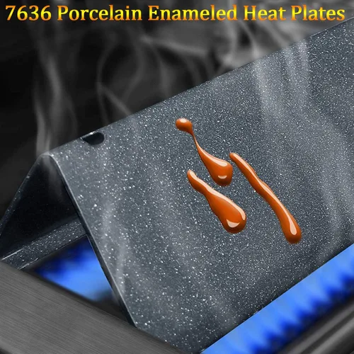 Miniatura 4 de 7636 Barras aromatizantes para Weber Spirit 300 Series- Spirit E310 E320 E330 S310 S320 S330 y GS4 Spirit II 300 Grills Series parrillas de gas