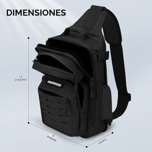Miniatura 3 de KastKing BlowBak - Bolsa táctica para aparejos de pesca, mochila de pesca ligera, almacenamiento para equipo y equipo, regalo para hombres C: Negro