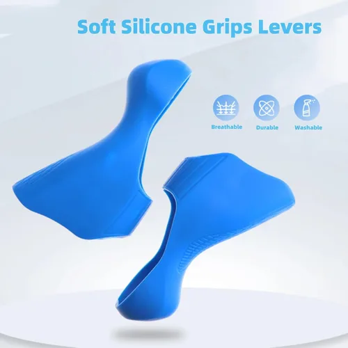 Miniatura 4 de Palancas de freno de bicicleta, capó compatible con Shima no Ultegra ST-R7000 ST-R8000 Soporte de palanca de freno de silicona, funda protectora