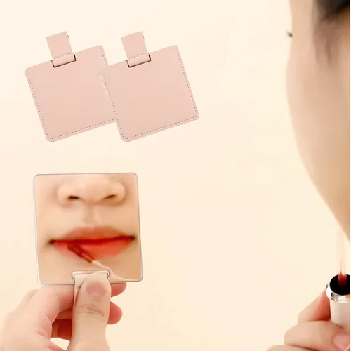 Miniatura 5 de Espejo compacto pequeño para bolso, mini espejo de viaje, maquillaje de mano, espejo plegable portátil, espejo de viaje cosmético de bolsillo