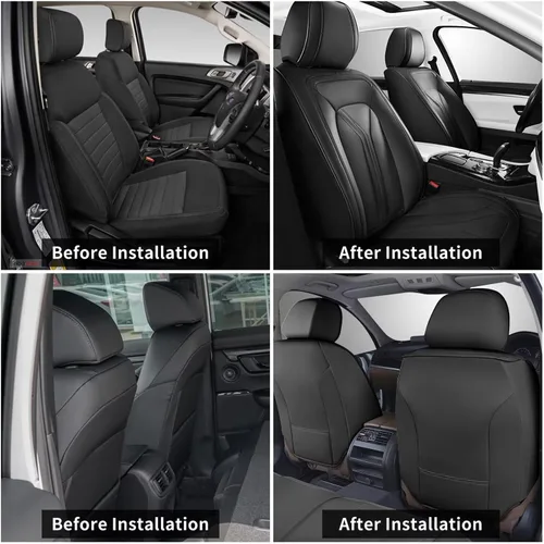 Miniatura 7 de Fundas de asiento de automóvil compatibles con Ford Explorer 2004-2026, cojín de asiento de cuero sintético transpirable compatible con Explorer