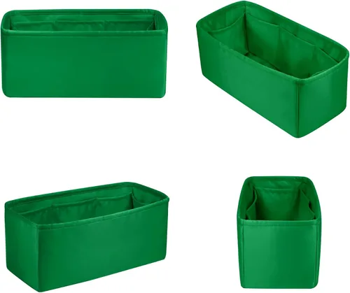 Miniatura 8 de Organizador de bolso para bolsa de lujo, tela de satén ligera y suave con bolsillos, ideal para viajes, compras y uso diario, opciones multicolor