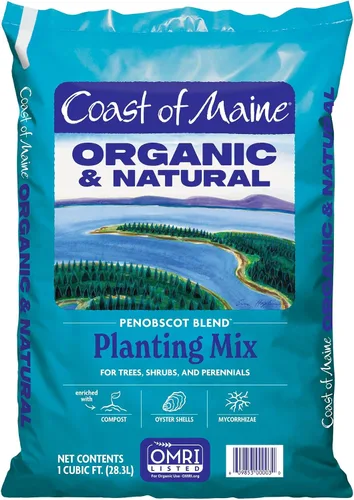 Miniatura 3 de Coast of Maine Penobscot Blend, 1 pies cúbicos (paquete de 4) mezcla de plantación orgánica y natural para árboles, arbustos y plantas perennes