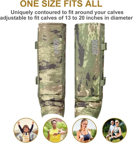 Miniatura 6 de QOGIR Polainas de serpiente para cazar: protectores de serpiente duraderos, polainas de polaina de serpiente para hombres y mujeres, protección