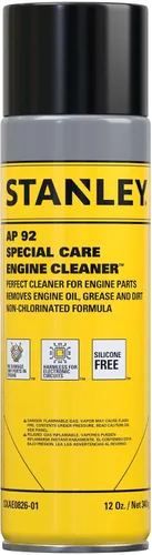 STANLEY AP 92 Aerosol limpiador de motor - 12x12 onzas líquidas, desengrasante para automóviles, uso en espacios reducidos, no corrosivo - 1 paquete