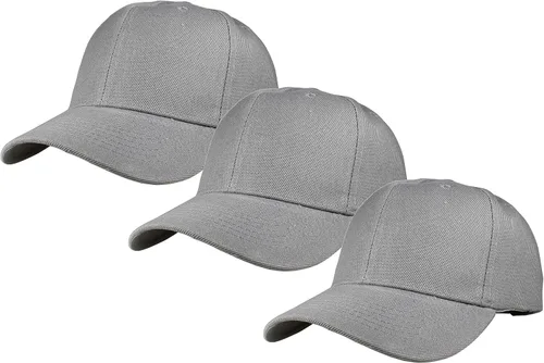 Miniatura 19 de Gelante - Gorra lisa de béisbol ajustable con correa trasera (3 unidades)