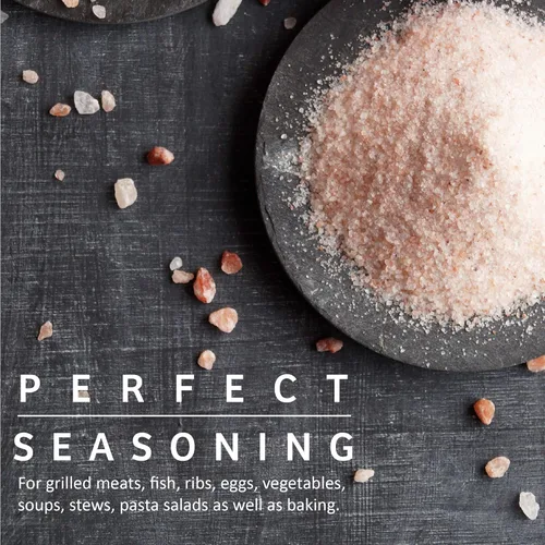 Miniatura 5 de The Spice Lab Sal del Himalaya – Gruesa 1 libra – La sal rosa del Himalaya es rica en nutrientes y minerales para la salud – Cristal puro gourmet