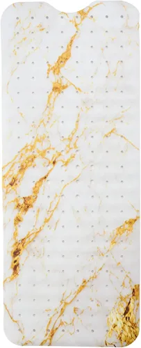 Miniatura 43 de ENKOSI Tapete de baño antideslizante, extra largo de 40 x 16 pulgadas, tapete antideslizante grande para bañera y ducha con ventosas y agujeros