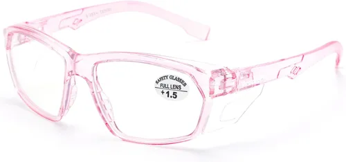 Miniatura 39 de ProtectX Elegantes gafas de seguridad antivaho y resistentes a los arañazos, gafas de protección UV, lentes de bloqueo de luz azul para hombres