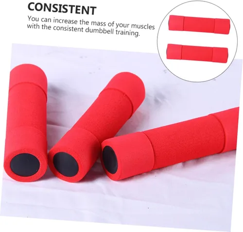 Miniatura 5 de Toyvian 2 mancuernas cubiertas de espuma para mujer, cómodas y antideslizantes, pesas de mano para tonificar los brazos, equipo de ejercicio en casa