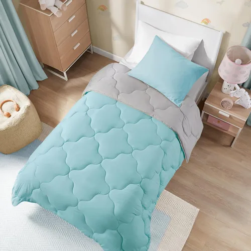 Miniatura 2 de Comfort Spaces Vixie Juego de Edredón Reversible - Cubierta Acolchada Geométrica Casual de Moda, Ropa de Cama Acogedora Alternativa de Plumón