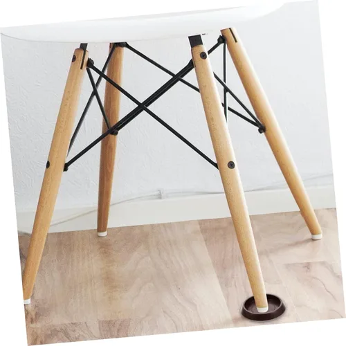 Miniatura 8 de Tapones de cama, 12 piezas, ruedas fijas para alfombras, muebles para el hogar, ruedas redondas, muebles de plástico, posavasos profesionales
