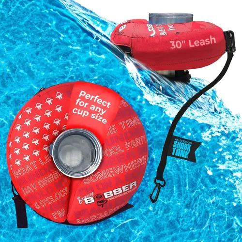 Miniatura 10 de Human Bobber Soporte inflable flotante para bebidas para piscina, flotadores de barra para bebidas para adultos para sostener latas de cerveza, taza