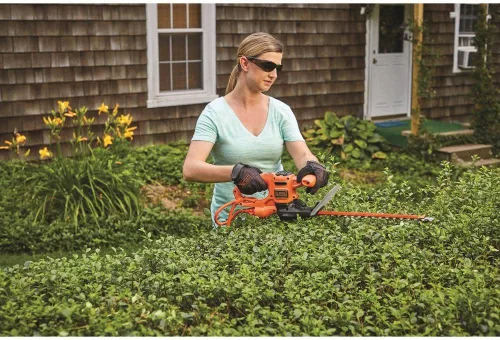 Miniatura 5 de BLACK+DECKER Cortasetos, hoja de doble acción, 16 pulgadas (BEHTS125)