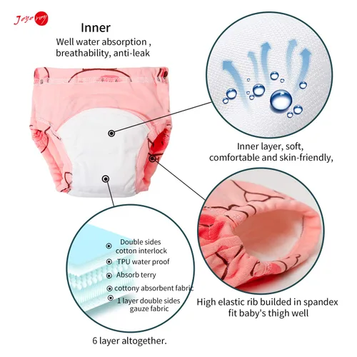 Miniatura 3 de Ropa interior para niñas pequeñas, ropa interior para niñas, ropa interior de entrenamiento, pantalones de entrenamiento, 3t-4t, ropa