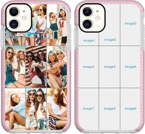 Miniatura 46 de Funda de teléfono personalizada para iPhone 11, diseño personalizado de fotos de collage de múltiples imágenes, resistente a los golpes, resistente