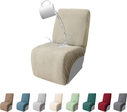 Miniatura 81 de Fundas de sofá reclinable seccional 100% impermeables para sofá reclinable en forma de L, funda de sofá modular de esquina en forma de L, fundas