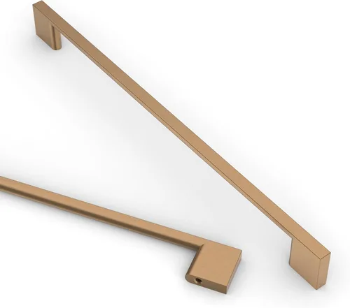 Miniatura 33 de Asidrama - Paquete de 10 manijas de gabinete de cocina de oro cepillado de 3 pulgadas (76mm), tiradores de gabinete, herrajes para gabinete