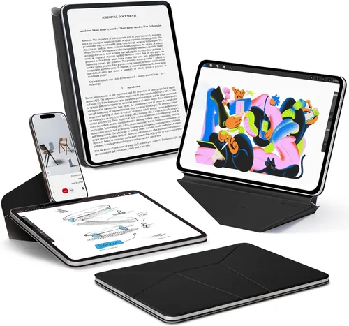 Miniatura 14 de MOFT Funda dinámica tipo folio para iPad Pro de 13 pulgadas (M5 2025 / M4 2024) – [Protección de esquina reforzada] Soporte magnético delgado