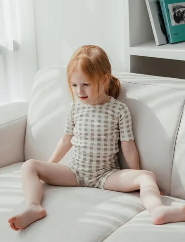Miniatura 49 de AVAUMA Conjunto de pijama de algodón para bebés y niñas de 6 meses a 7 años