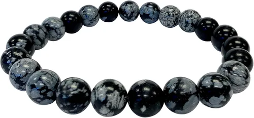 Miniatura 92 de Gem Avenue Handmade Round Bead Stretch Bracelet Unisex Natural Stone Beaded Jewelry for Men & Women, Elastic Wristband for Daily Wear