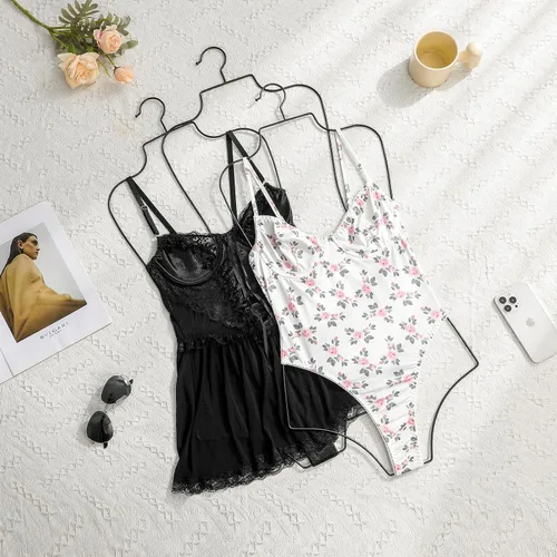 Miniatura 3 de 10Pack Negro Bikini Colgador De Cuerpo Completo Forma Metal Traje De Baño Percha