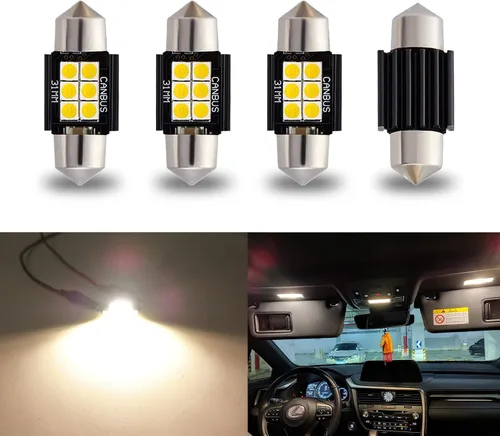 Miniatura 27 de iBrightstar DE3175 DE3021 Festoon de 9-30 V - Focos LED de 1.25 pulgadas (31 mm) extremadamente brillantes y sin errores para luces