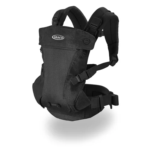 Graco Cradle Me - Portabebés 4 en 1 | Incluye modo recién nacido sin necesidad de inserción, ónix negro