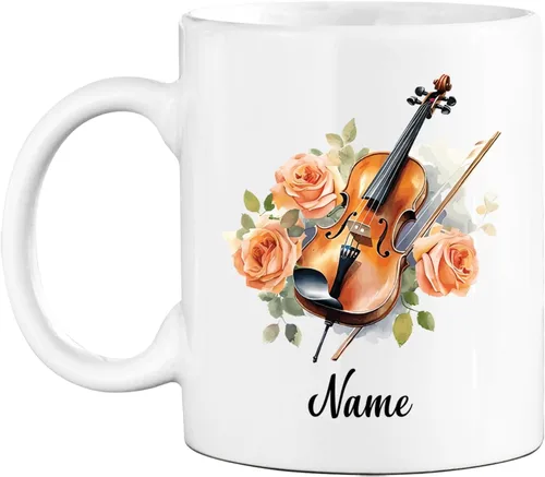Miniatura 8 de Taza de café de acordeonista personalizada, 11 o 15 onzas, taza blanca para músico, regalo para los amantes del acordeonista