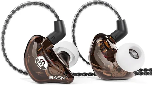 Miniatura 8 de BASN Bsinger BC100 - Auriculares con monitor de oído, ajuste universal, aislamiento de ruido, auriculares IEM para músicos, cantantes, audiófilos